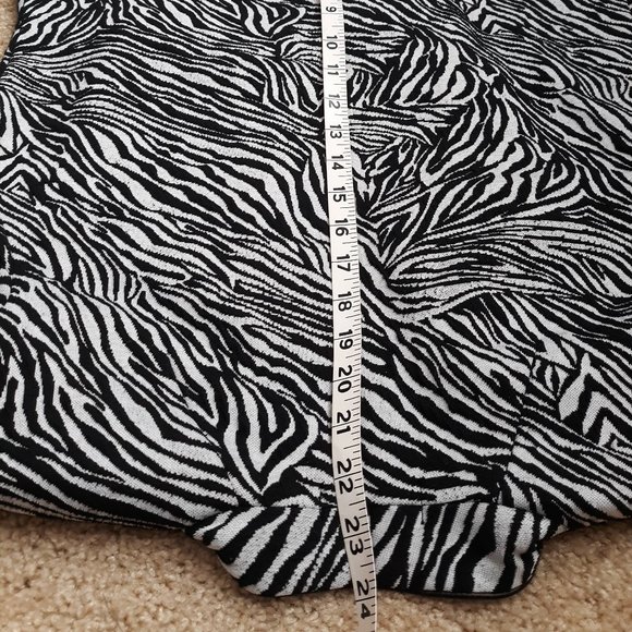 Notations Zebra Print Swing Jacket - Picture 10 of 10